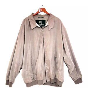 Weatherproof Garment Company Men's Softshell Jacket Tan Full Zip Front